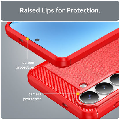 Galaxy S26 Plus Carbon Fibre Case [Red]