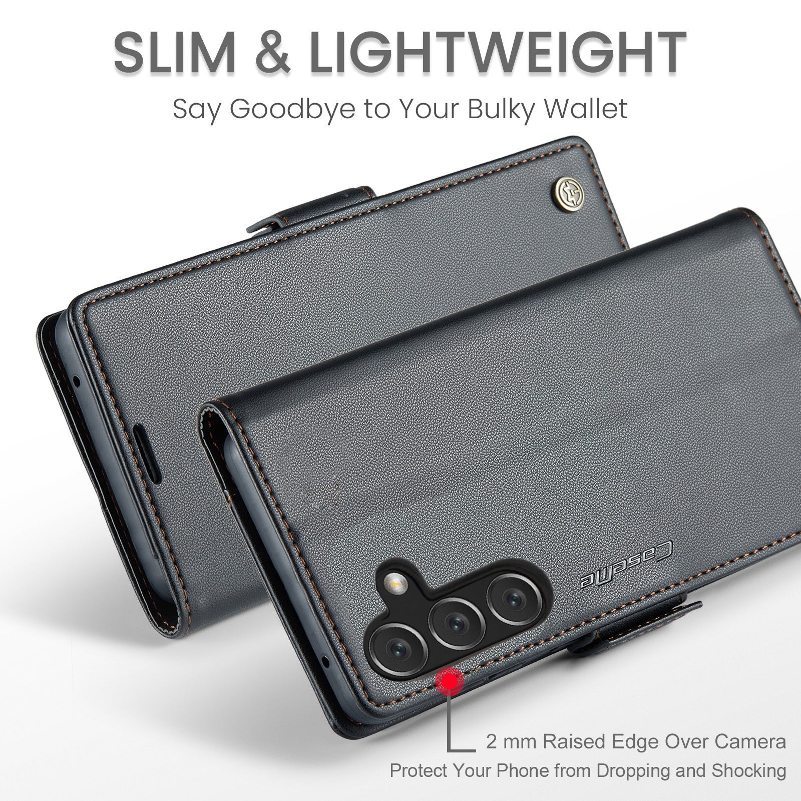 Galaxy A16 5G Pu Wallet Case [Black]