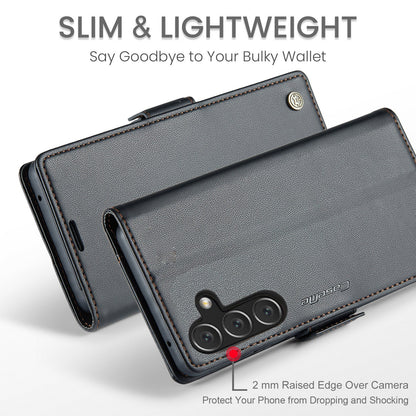 Galaxy A16 5G Pu Wallet Case [Black]