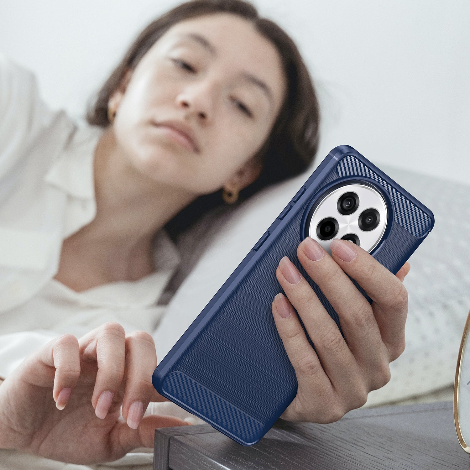 Oneplus 13R 5G Carbon Fibre Case [Navy]