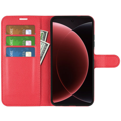Xiaomi 15 Ultra Pu Wallet Case [Red]