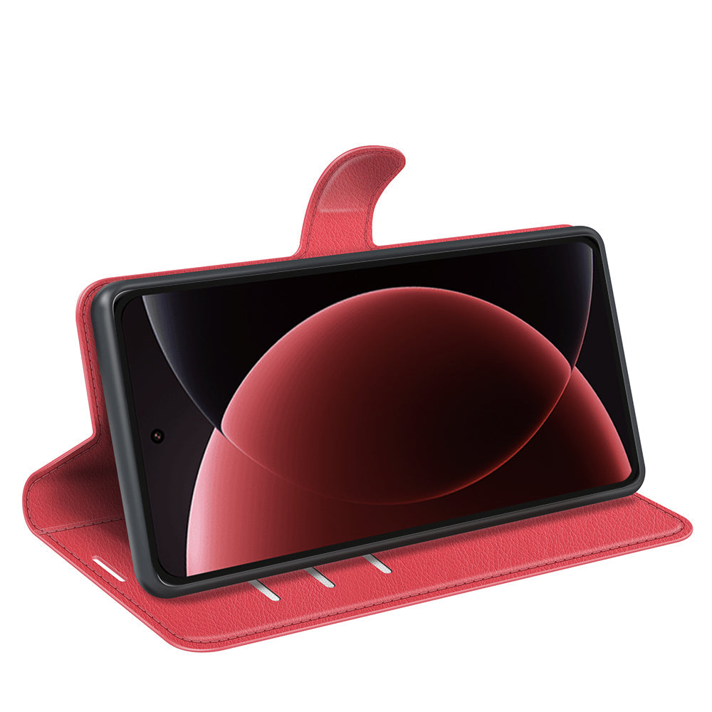 Xiaomi 15 Ultra Pu Wallet Case [Red]
