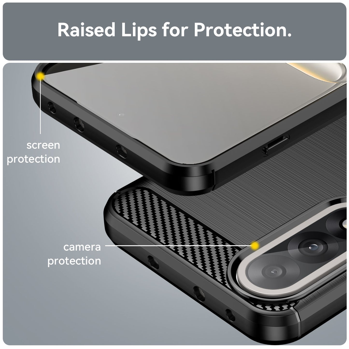 Oneplus Nord 5 Carbon Fibre Case [Black]