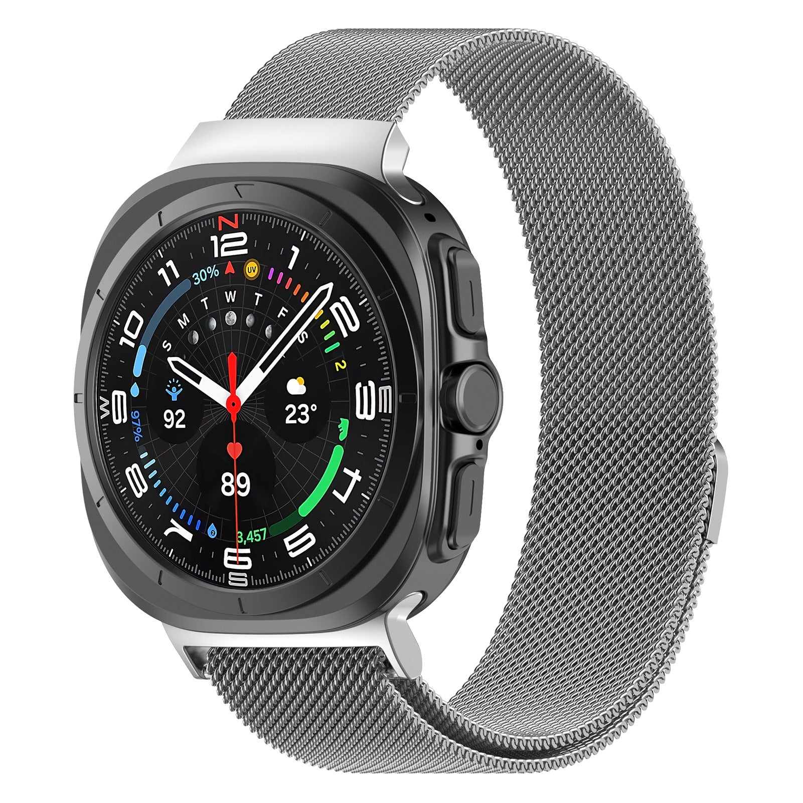 Samsung Galaxy Watch Ultra 47Mm Milanese Loop Strap [Silver]