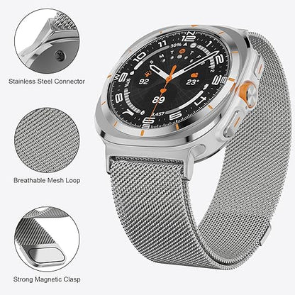 Samsung Galaxy Watch Ultra 47Mm Milanese Loop Strap [Silver]