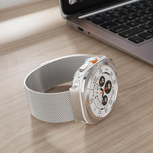 Samsung Galaxy Watch Ultra 47Mm Milanese Loop Strap [Silver]
