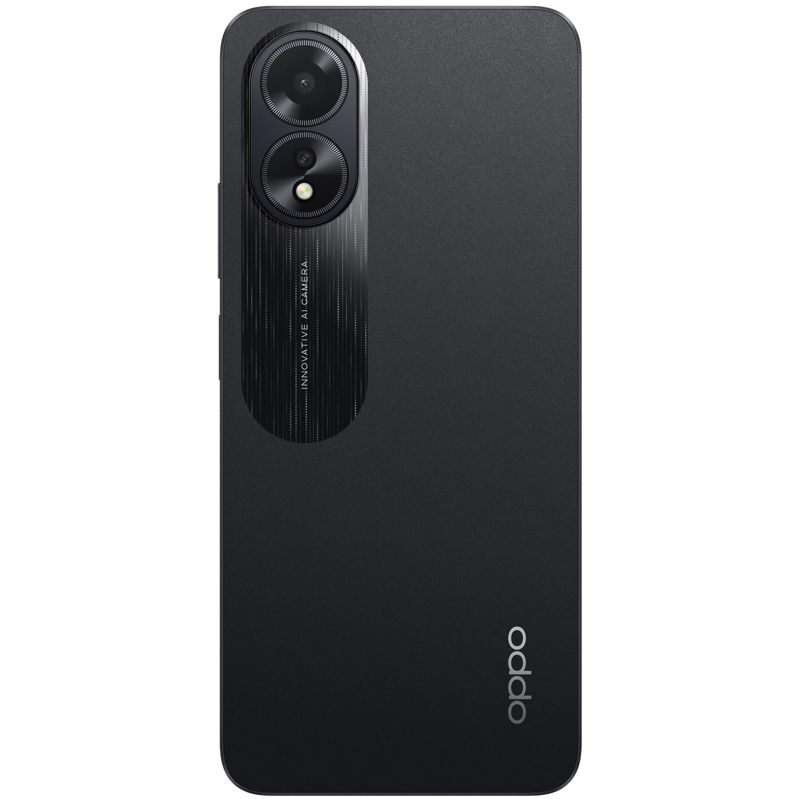 OPPO A18 Mobile Phone [128GB / 4GB RAM Glowing Black]