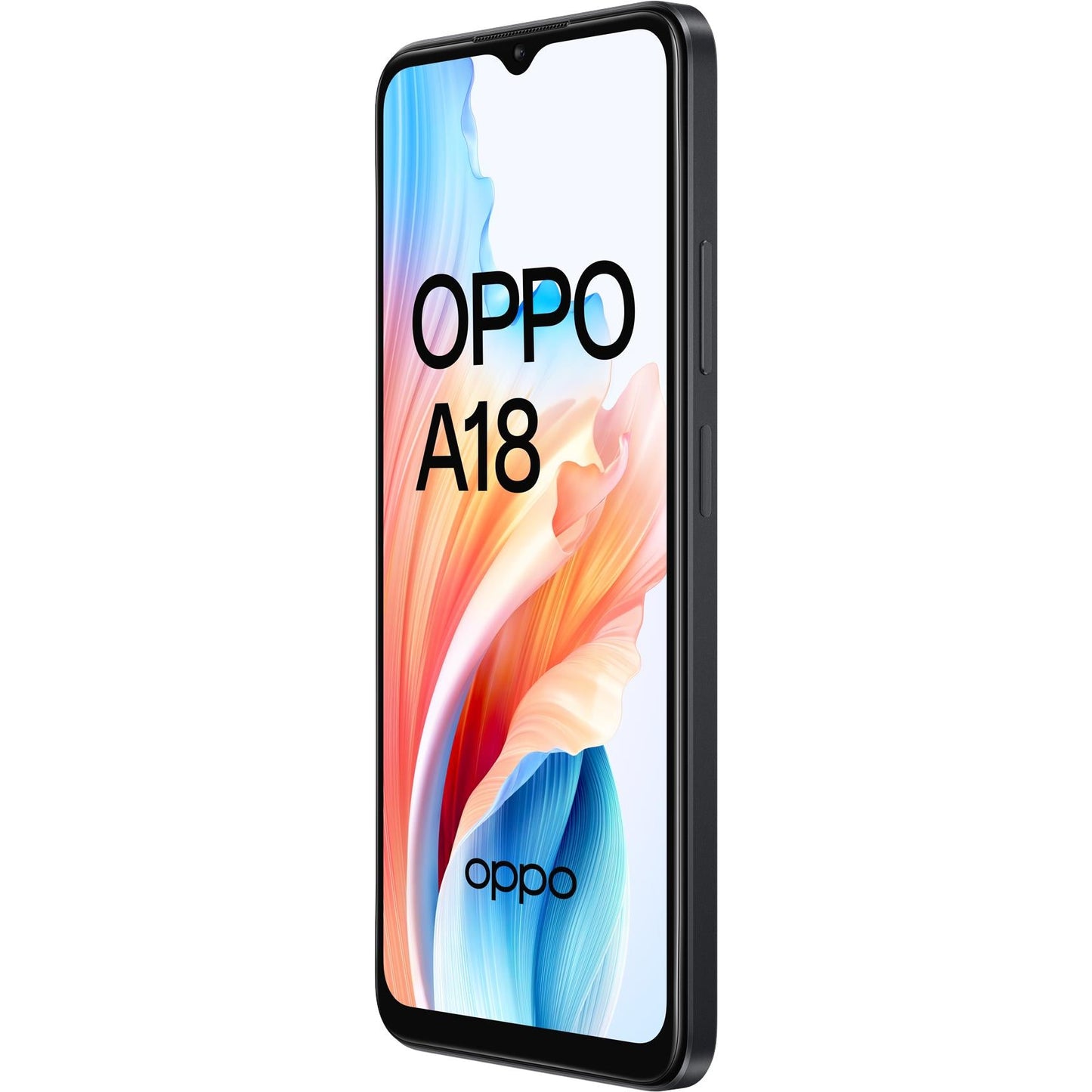 OPPO A18 Mobile Phone [128GB / 4GB RAM Glowing Black]