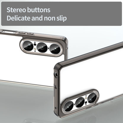 Sony Xperia 1 Vii Soft Gel Case [Clear Grey]
