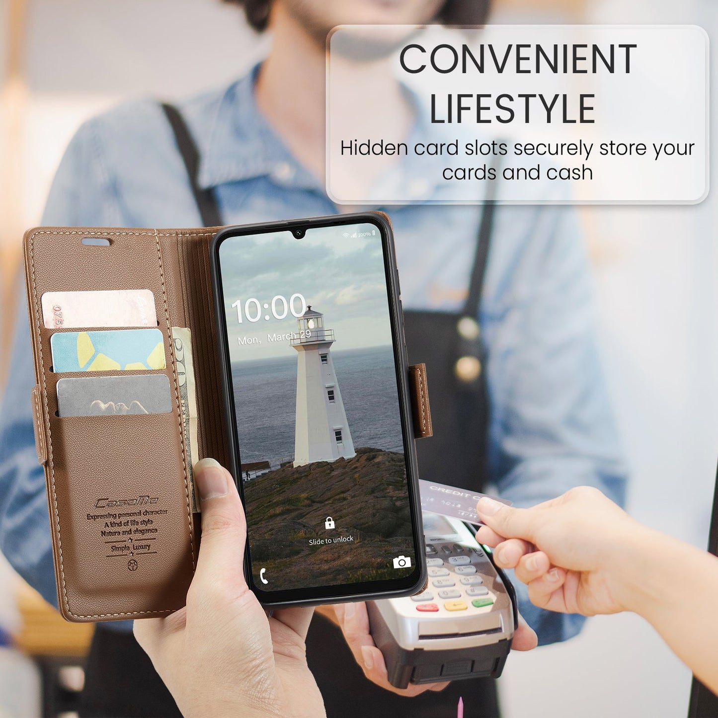 Galaxy A16 5G Pu Wallet Case [Brown]
