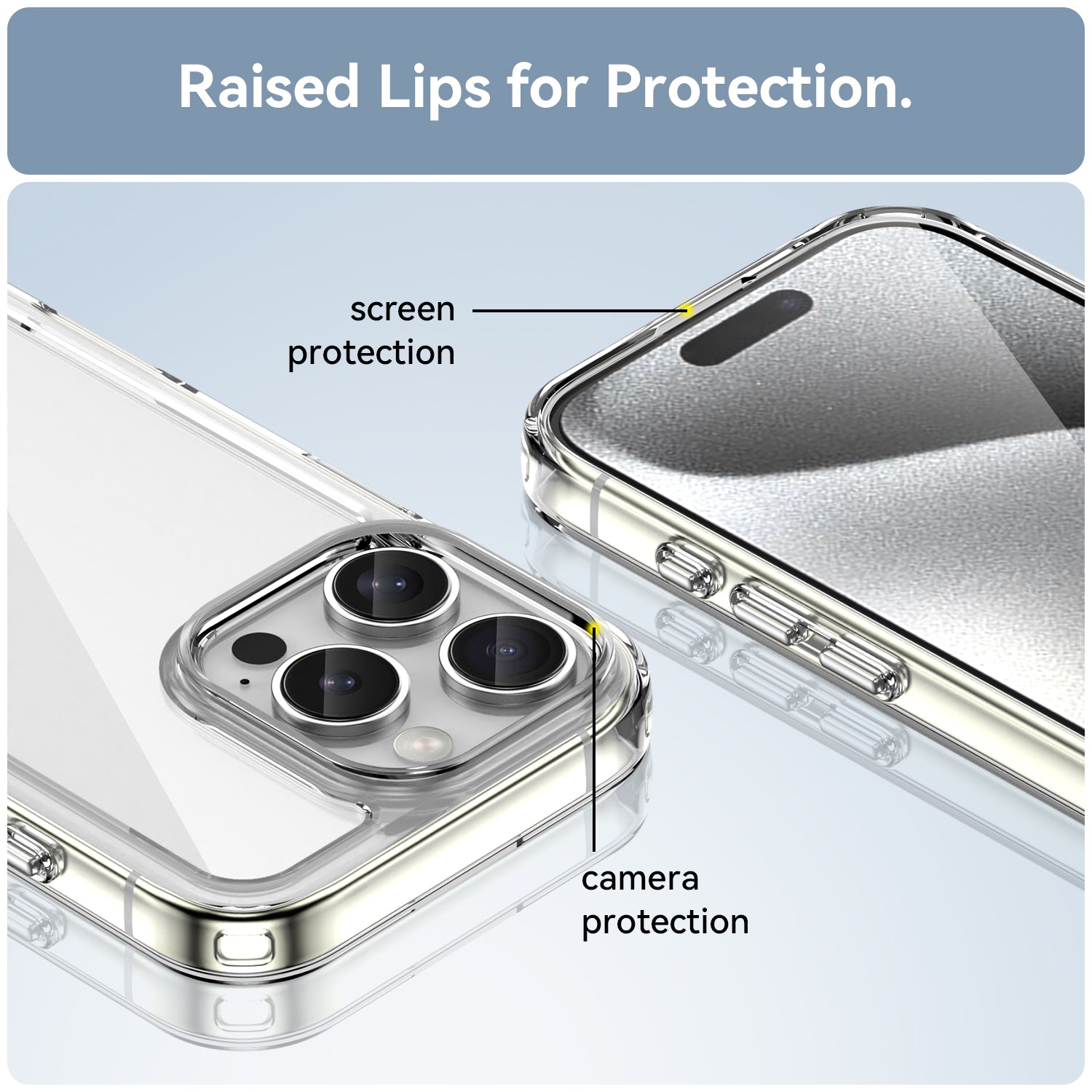 Iphone 16 Pro Soft Gel Case [Clear]
