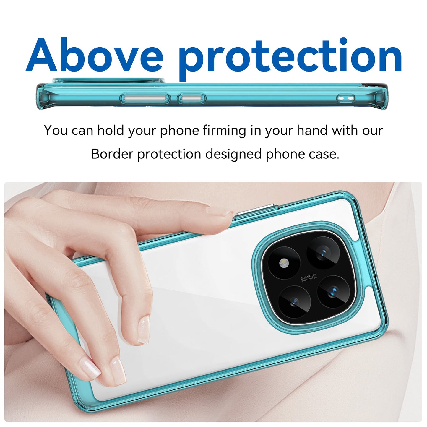 Xiaomi Redmi Note 14 Pro Plus 5G Soft Gel Case [Clear Blue]