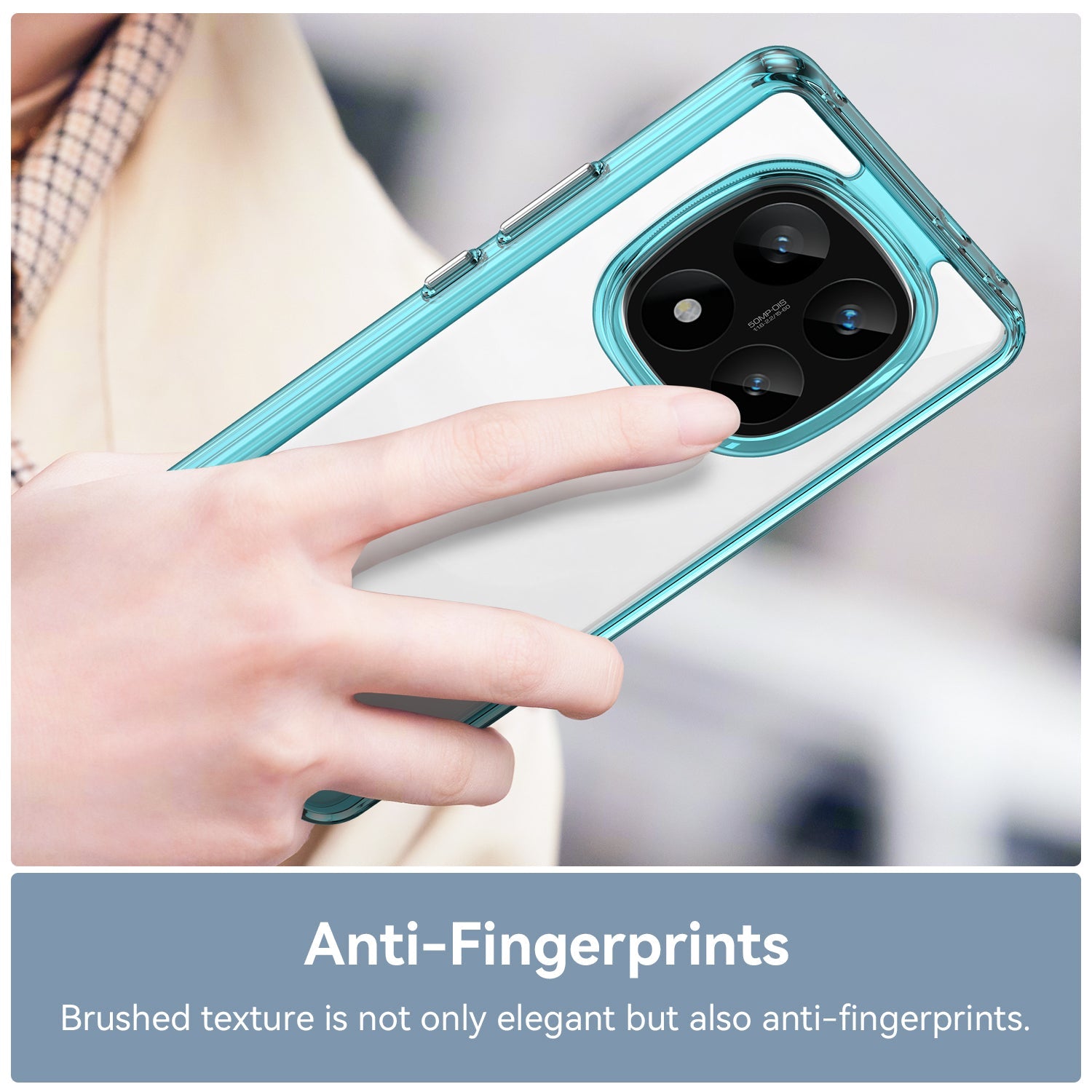 Xiaomi Redmi Note 14 Pro Plus 5G Soft Gel Case [Clear Blue]