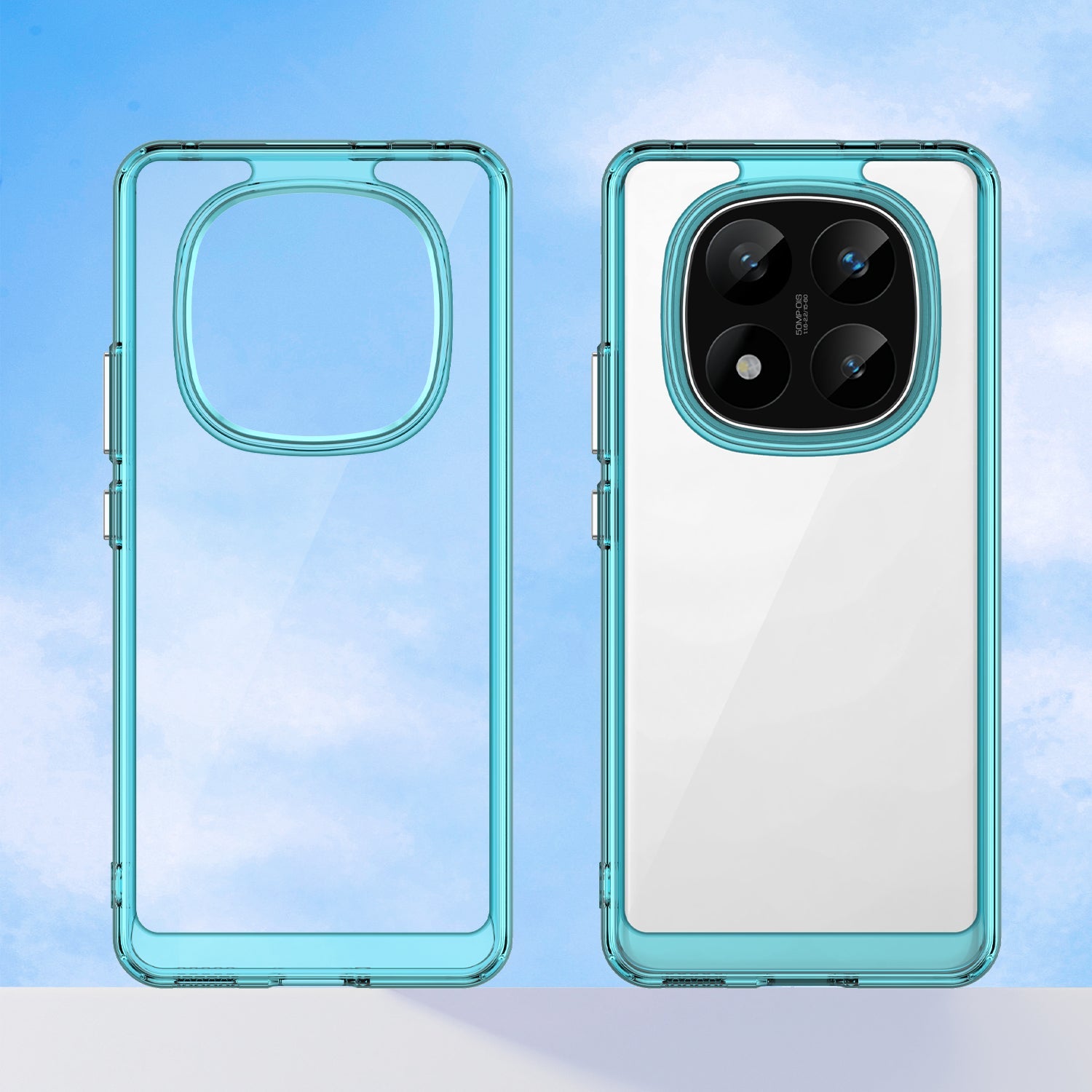 Xiaomi Redmi Note 14 Pro Plus 5G Soft Gel Case [Clear Blue]
