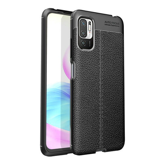 Xiaomi Redmi Note 10 Leather Texture Case [Black]