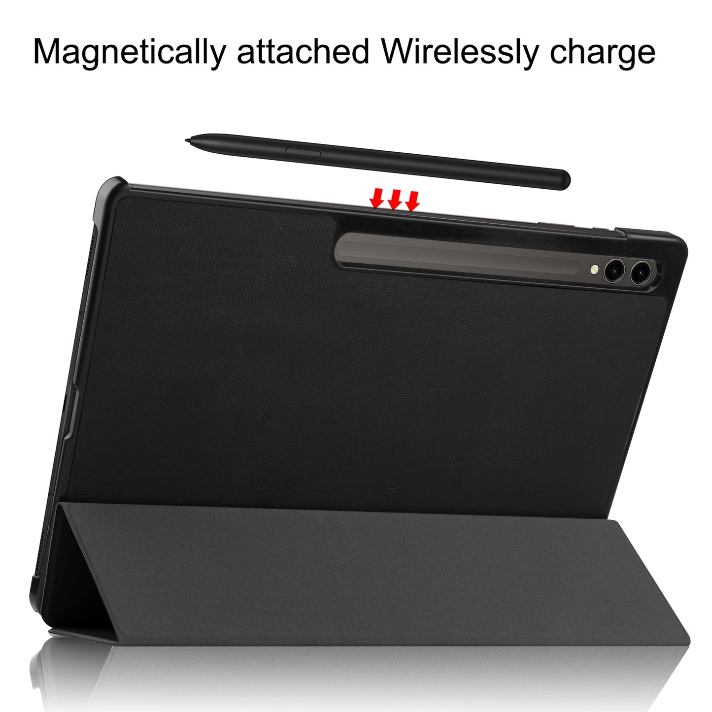 Galaxy Tab S10 Ultra X920 Tri-fold Pu Case [Black]