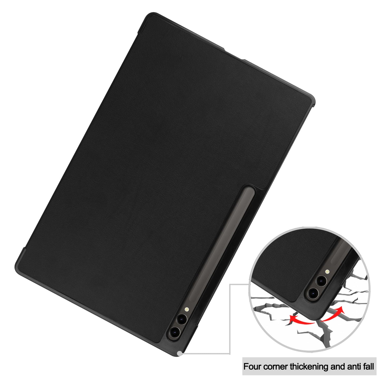 Galaxy Tab S10 Ultra X920 Tri-fold Pu Case [Black]