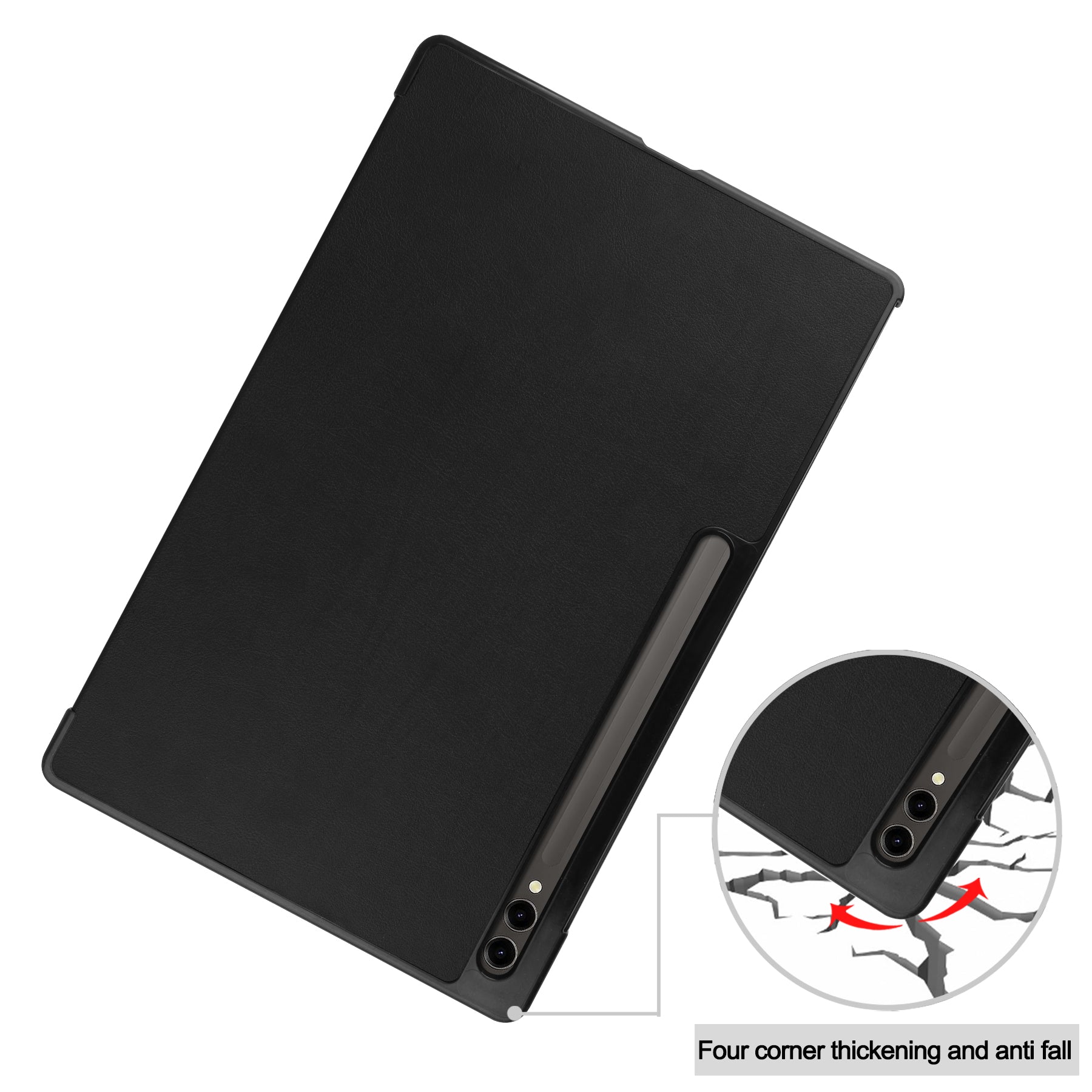 Galaxy Tab S10 Ultra X920 Tri-fold Pu Case [Black]