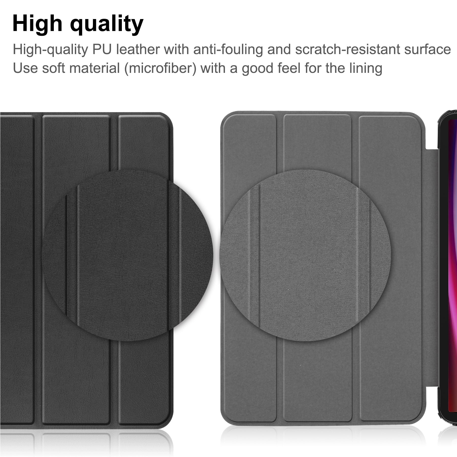 Galaxy Tab S10 Ultra X920 Tri-fold Pu Case [Black]