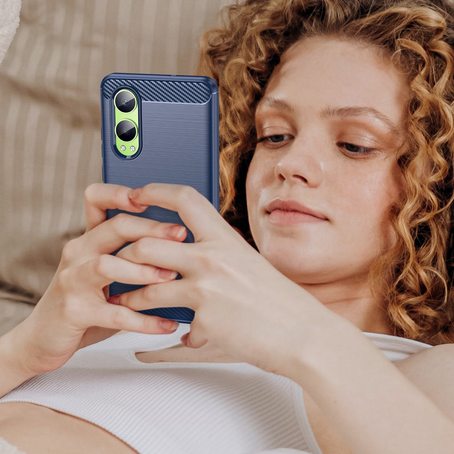 Oneplus Nord Ce4 Lite Carbon Fibre Case [Navy]