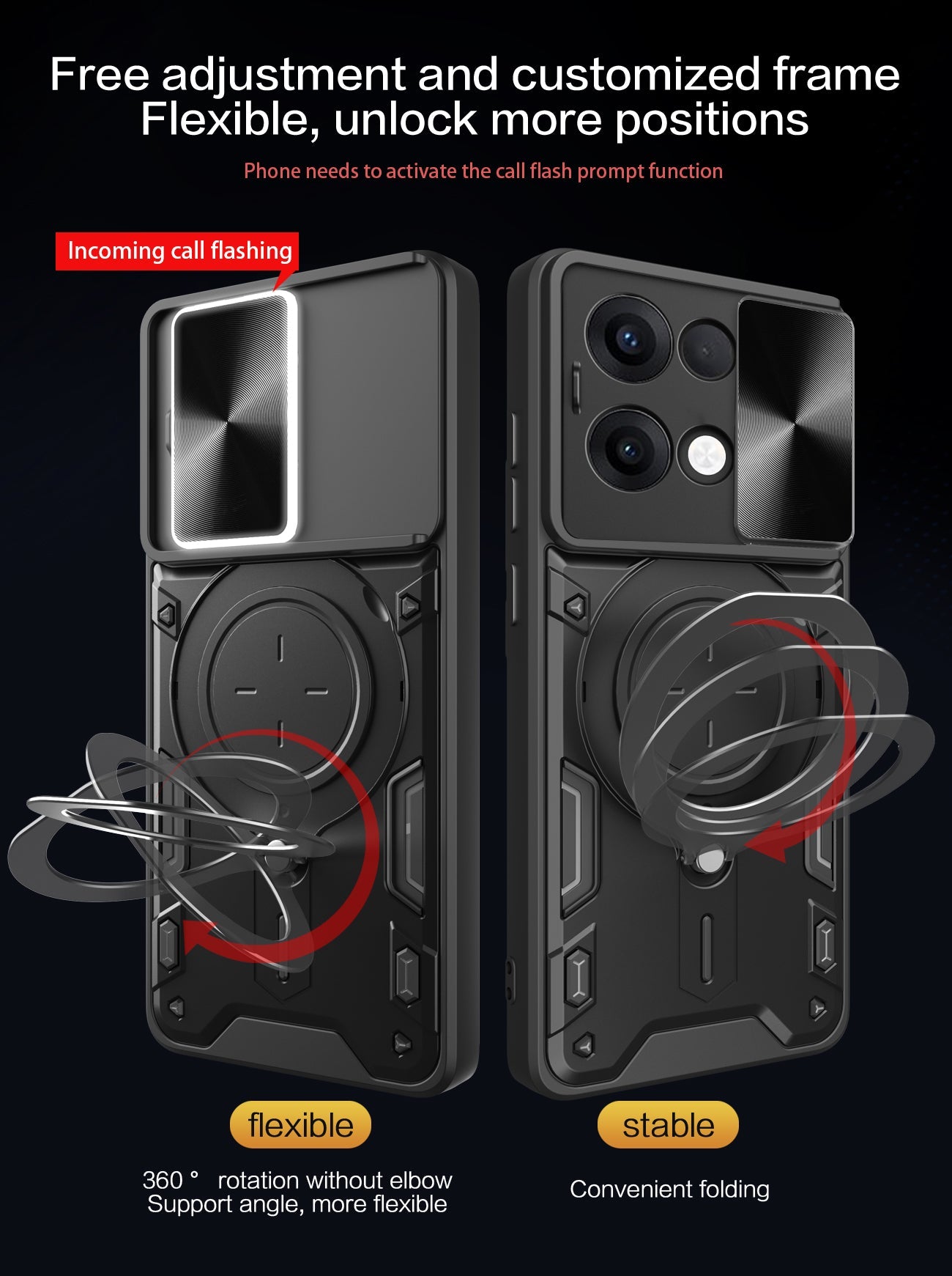 Oppo Reno 13 5G Heavy Duty Case [Purple]