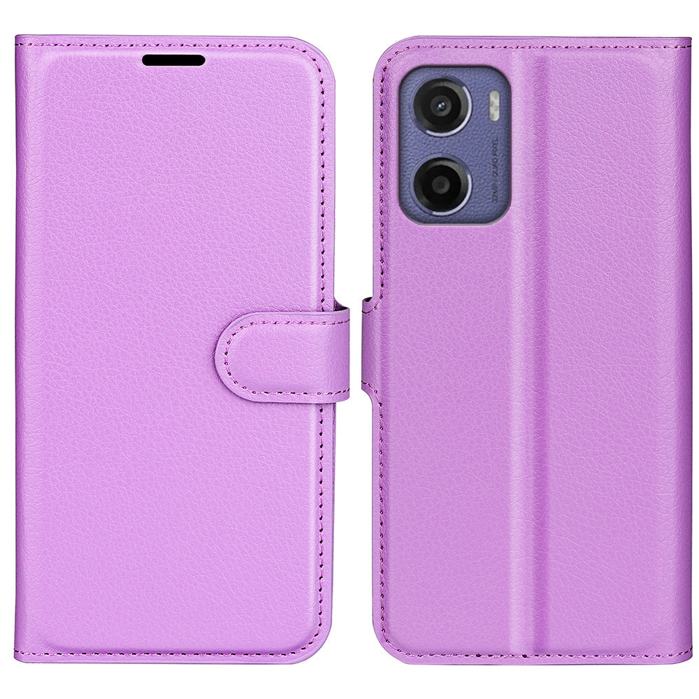 Moto G05 Pu Wallet Case [Purple]
