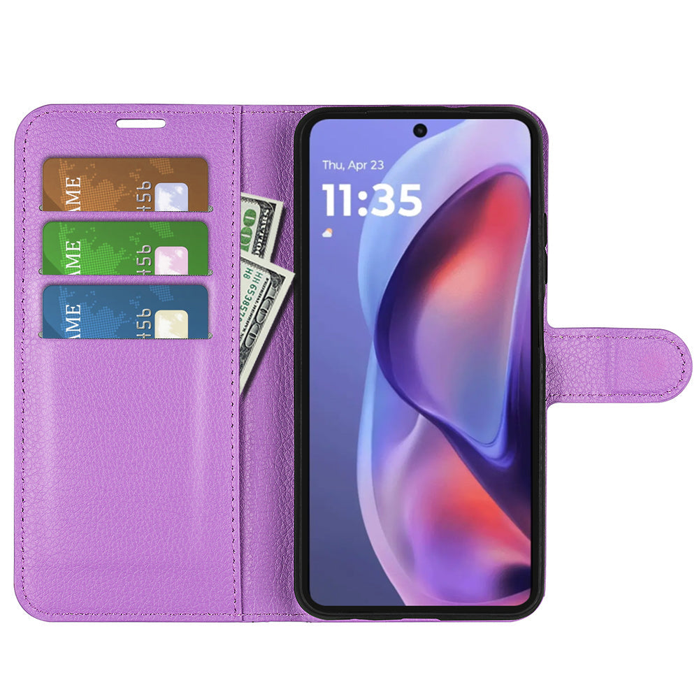 Moto G05 Pu Wallet Case [Purple]