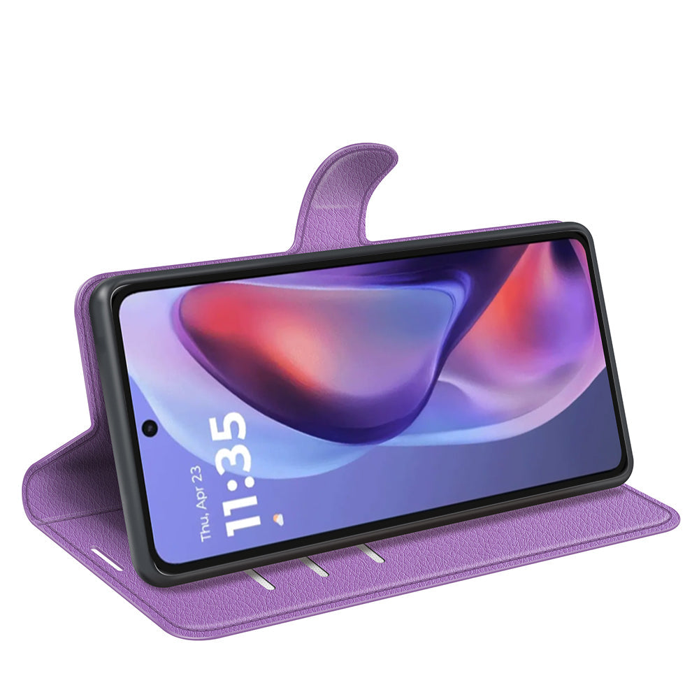 Moto G05 Pu Wallet Case [Purple]