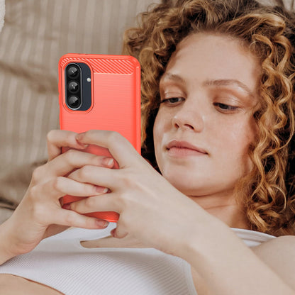 Samsung Galaxy A36 5G Carbon Fibre Case [Red]