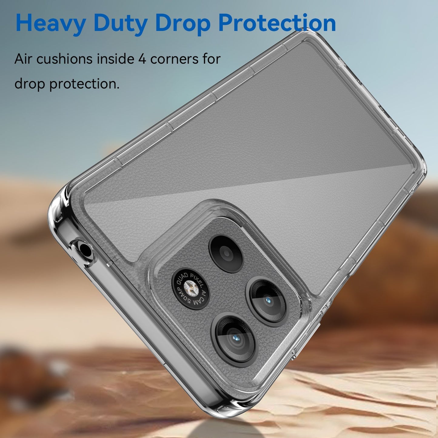 Moto G15 Soft Gel Case [Clear]
