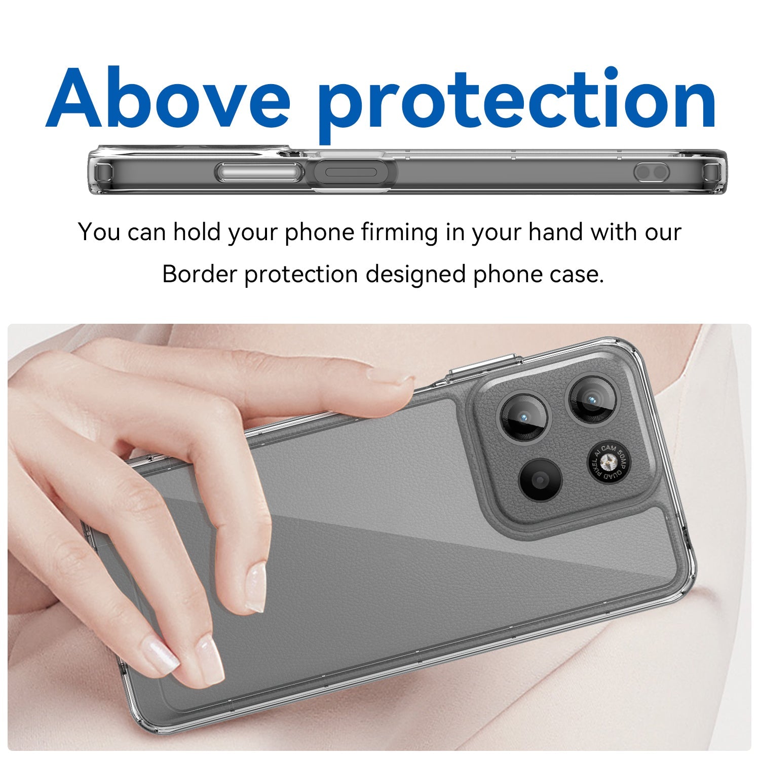 Moto G15 Soft Gel Case [Clear]