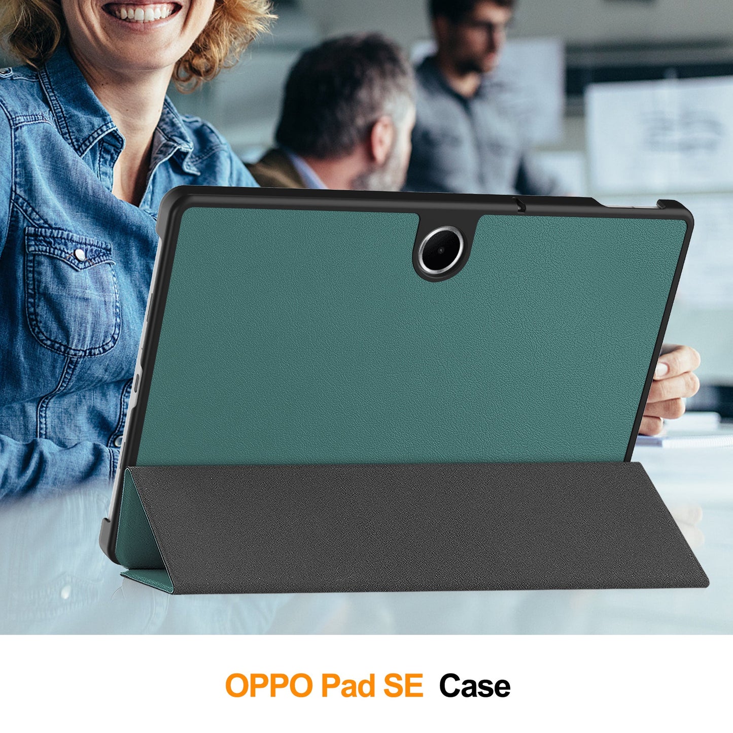 Oppo Pad Se 11" Tri-fold Pu Case [Teal]