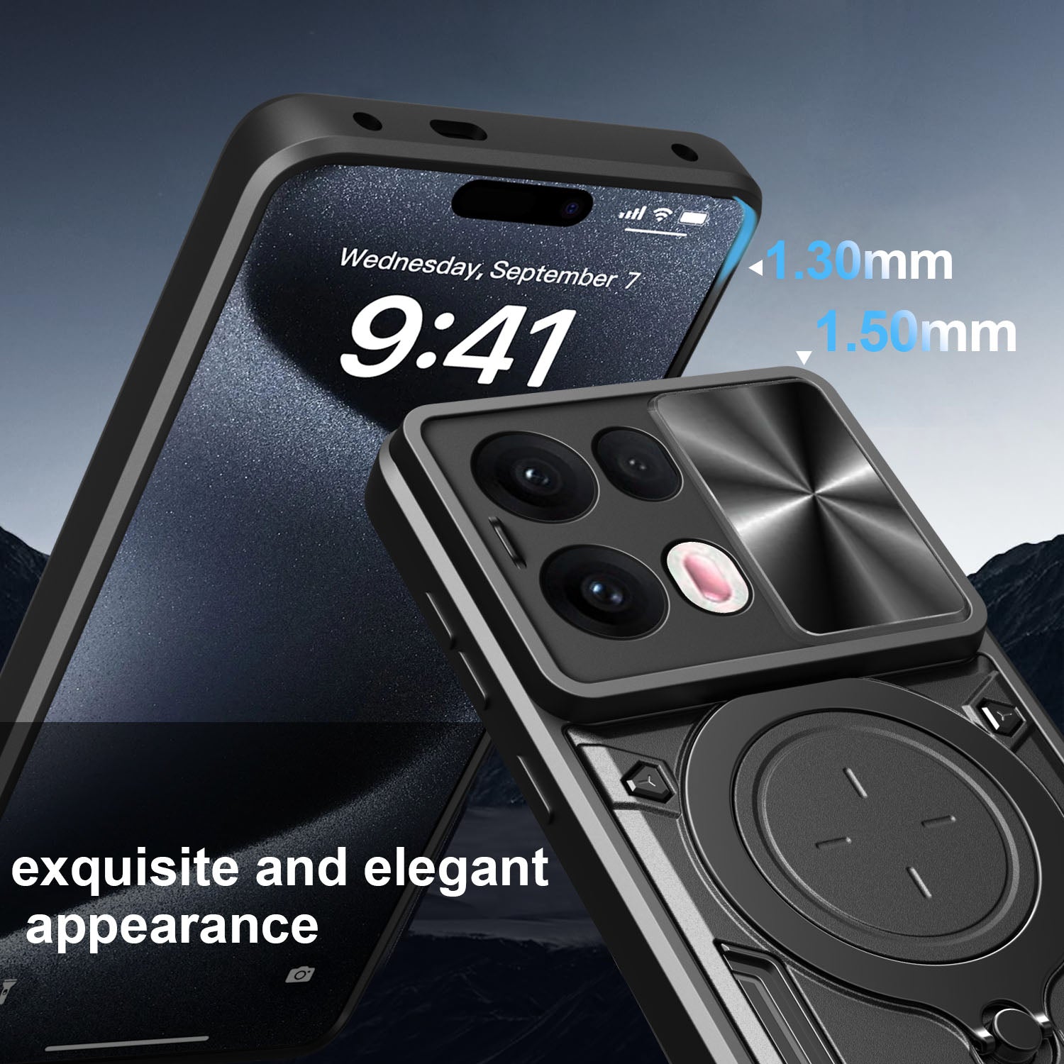 Oppo Reno 13 Pro 5G Heavy Duty Case [Navy]