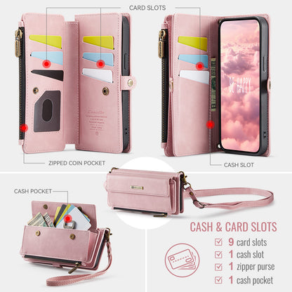 Iphone 14 Plus Crossbody Wallet [Pink]