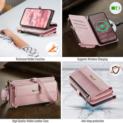 Iphone 14 Plus Crossbody Wallet [Pink]
