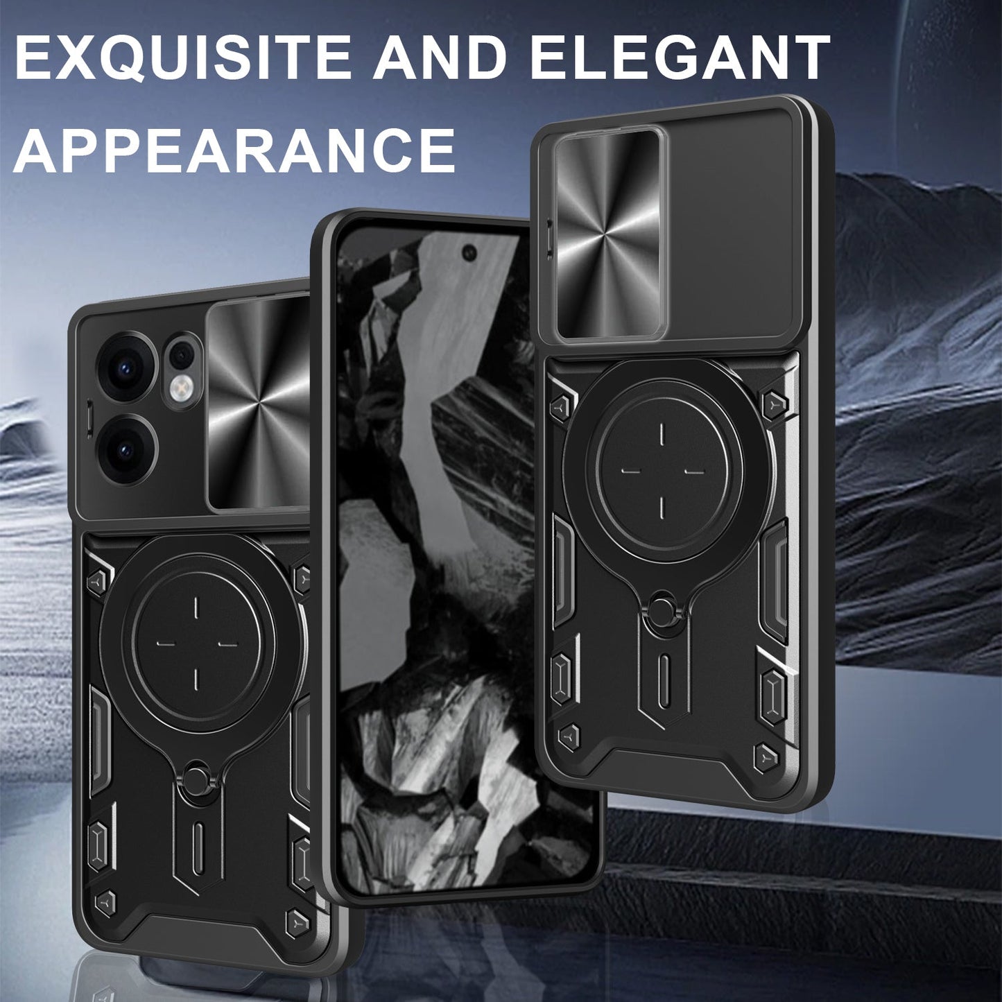 Oppo Reno 13 F 5G Heavy Duty Case [Black]