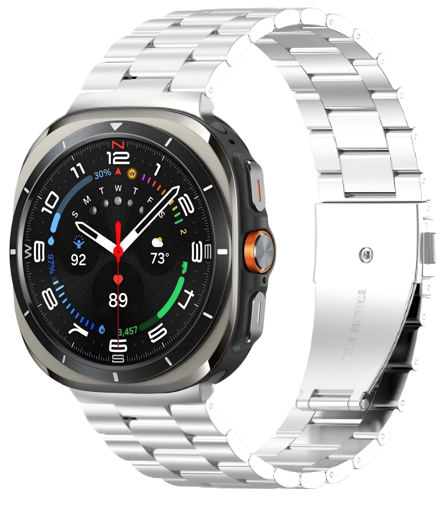 Samsung Galaxy Watch 8 Stainless Steel Strap [Silver]