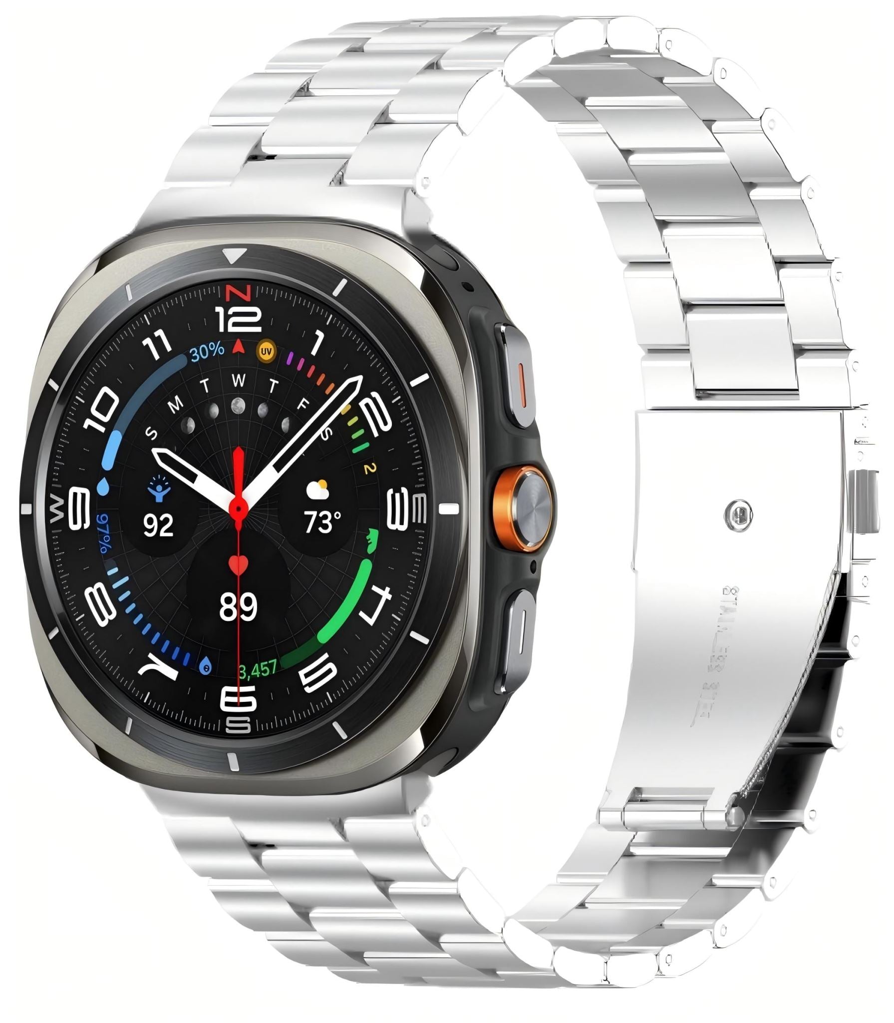 Samsung Galaxy Watch 8 Stainless Steel Strap [Silver]
