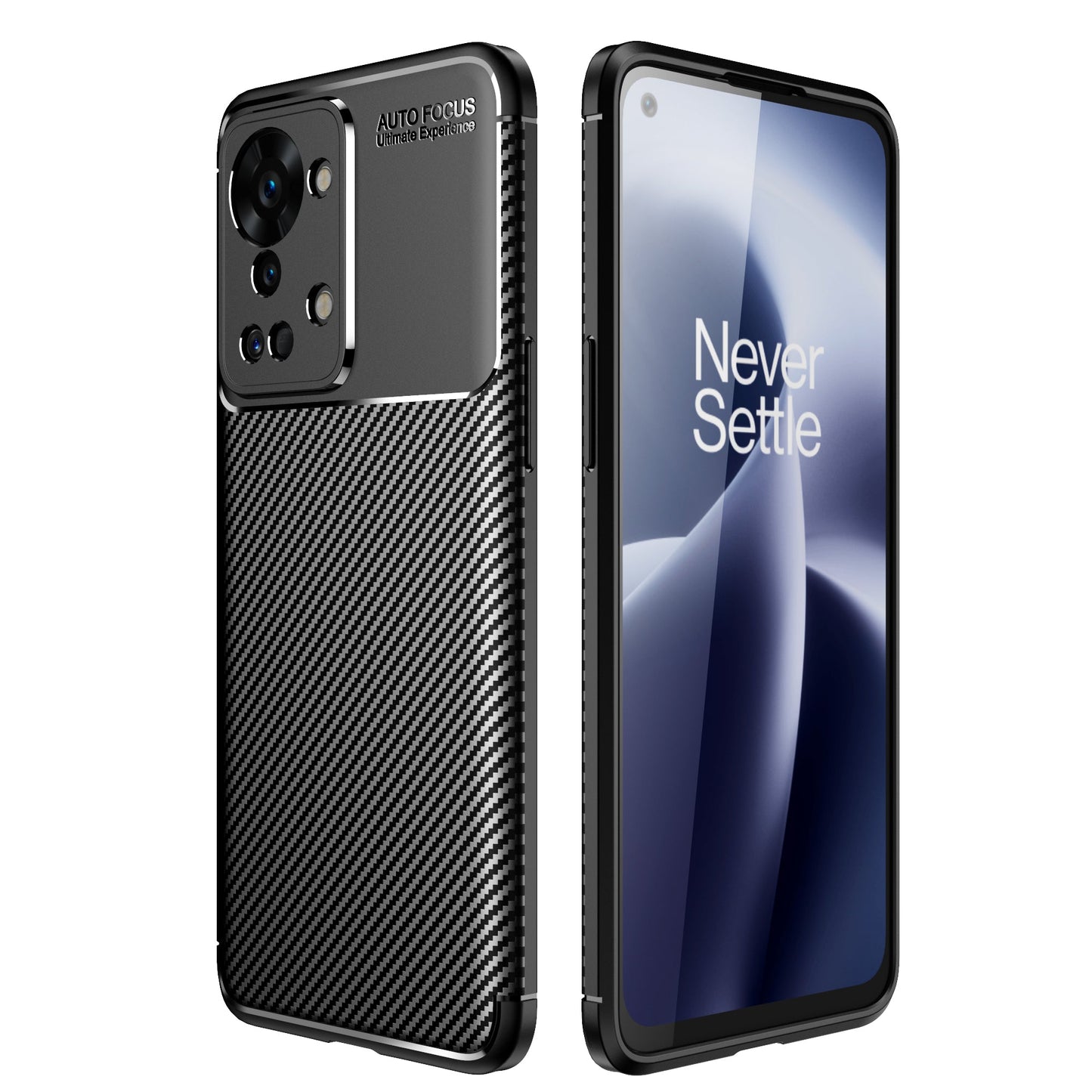 Oneplus Nord 2t Carbon Fibre Case [Black]
