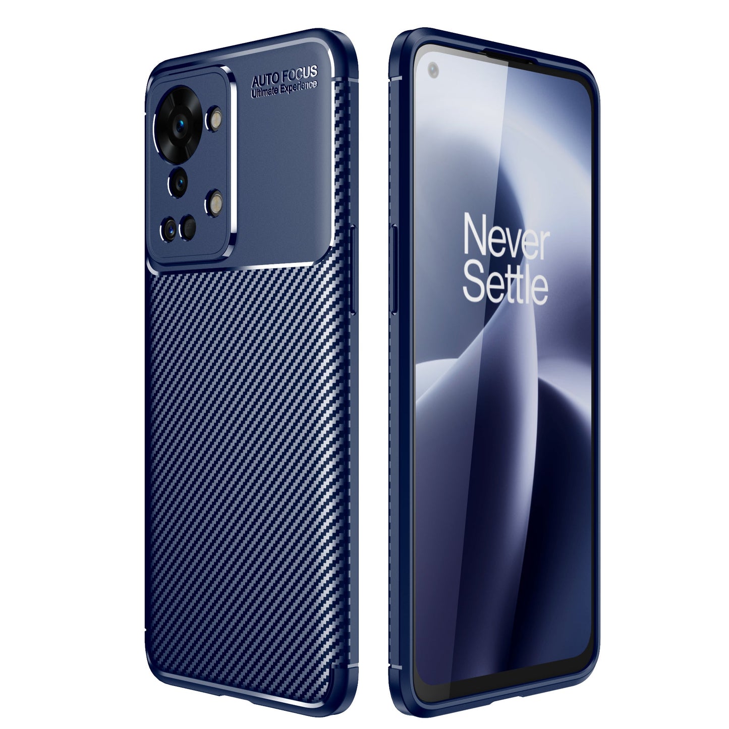 Oneplus Nord 2t Carbon Fibre Case [Navy]