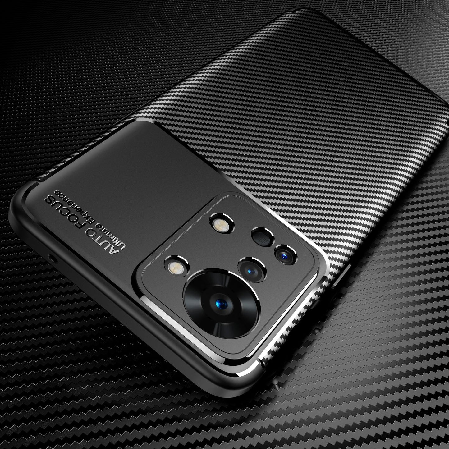 Oneplus Nord 2t Carbon Fibre Case [Navy]