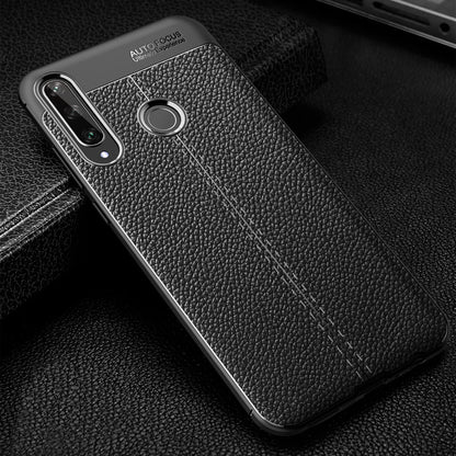 Huawei Y6p Leather Texture Case Black