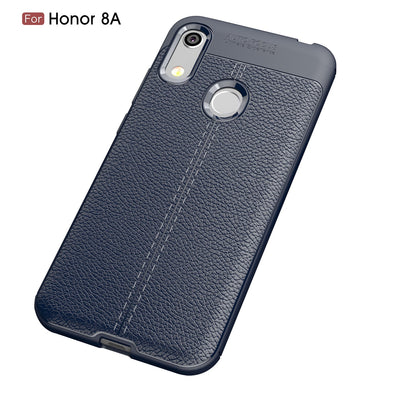 Huawei Y6s Leather Texture Case Navy