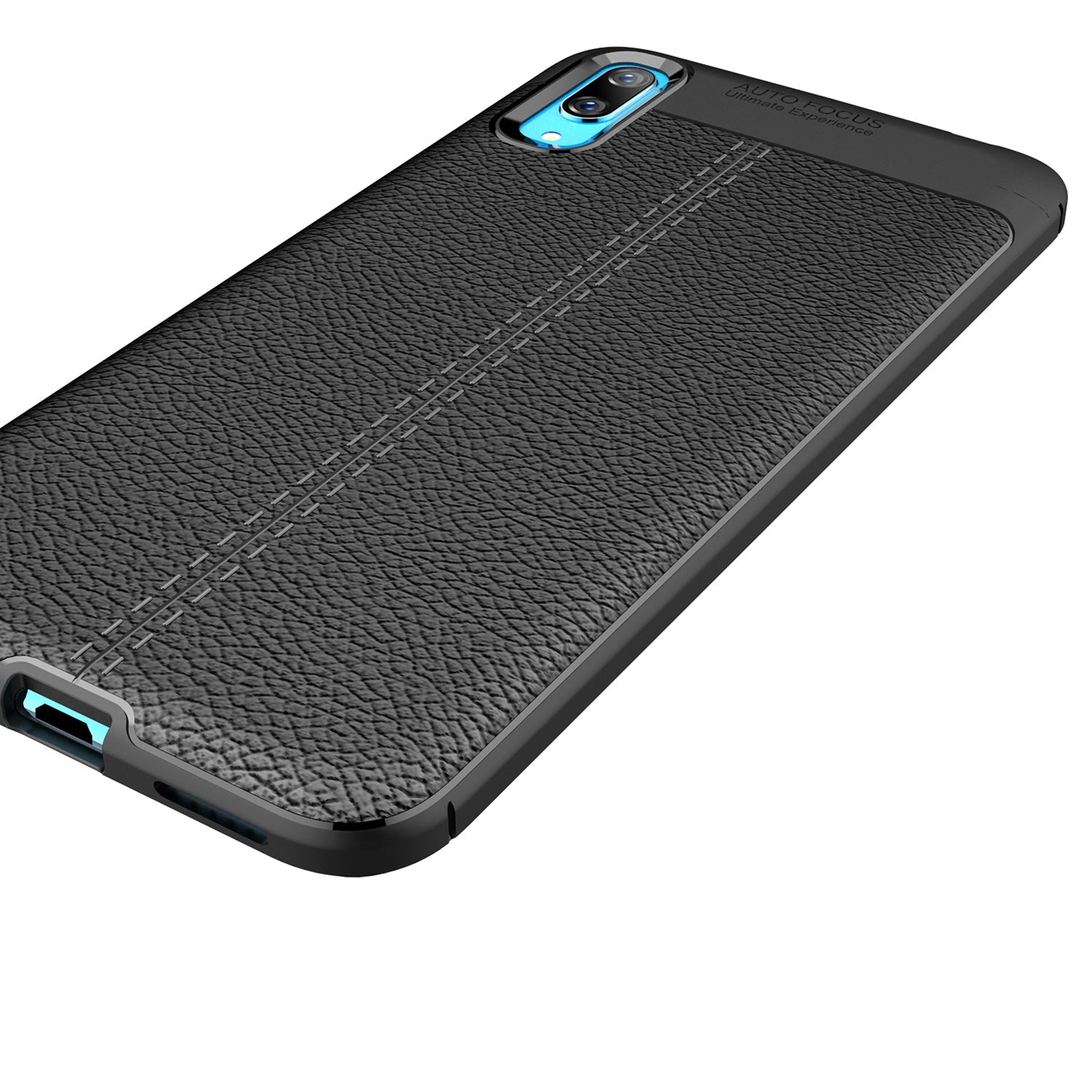 Huawei Y7 Pro 2019 Leather Texture Case Red