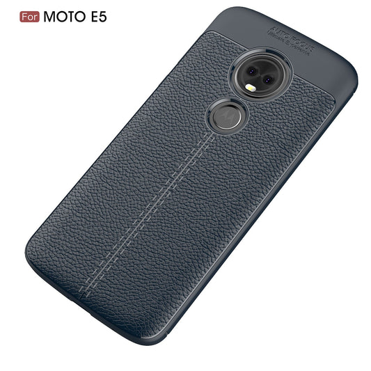 Moto E5/G6Play Leather Texture Case Navy