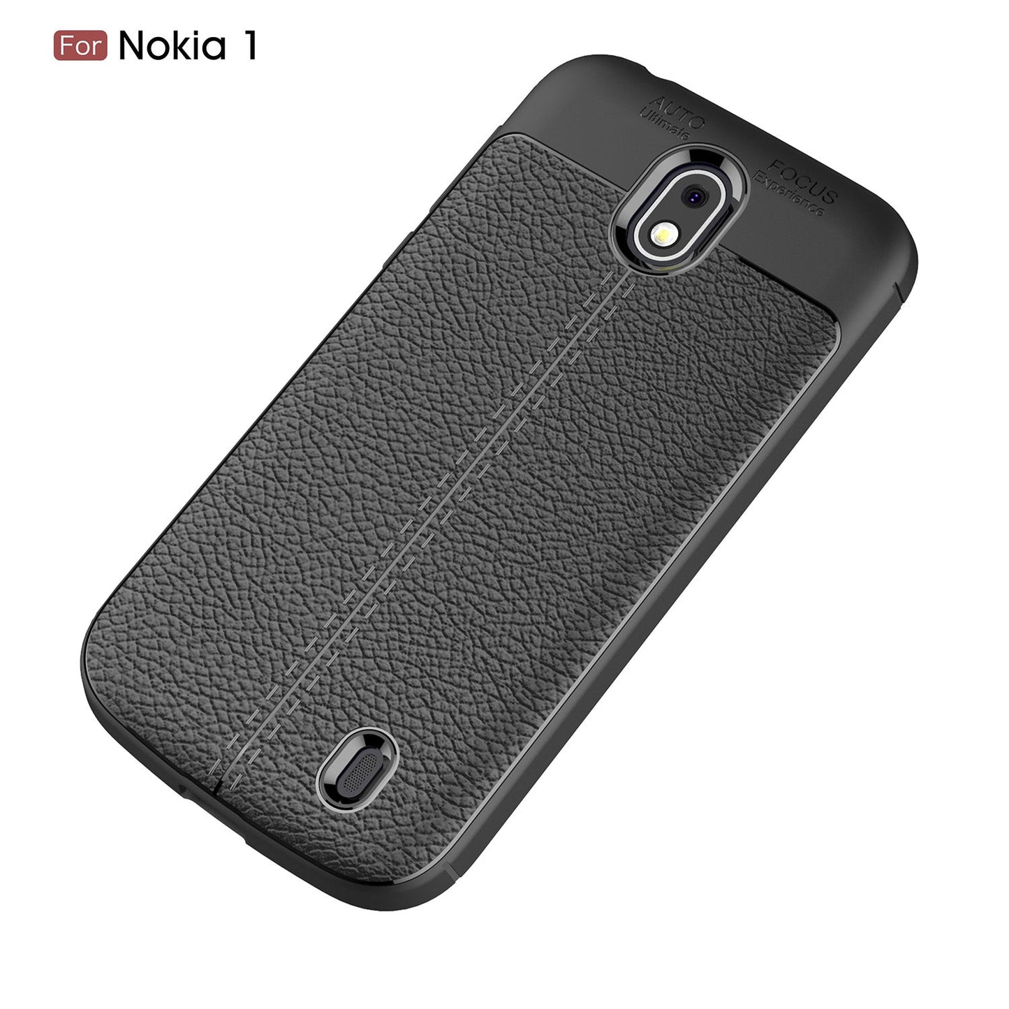 Nokia 1 Leather Texture Case Black
