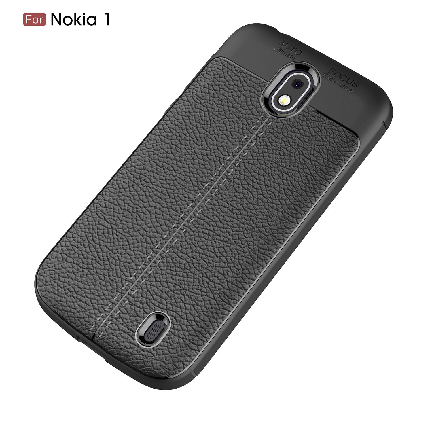 Nokia 1 Leather Texture Case Black