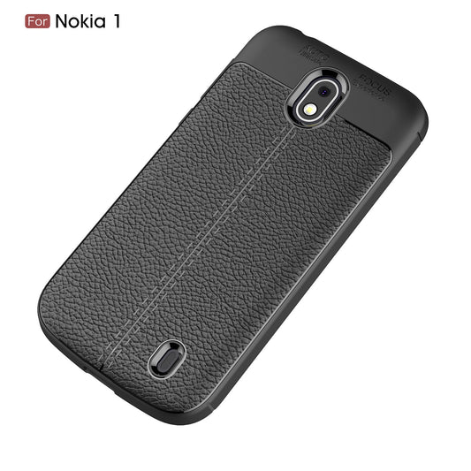 Nokia 1 Leather Texture Case Black