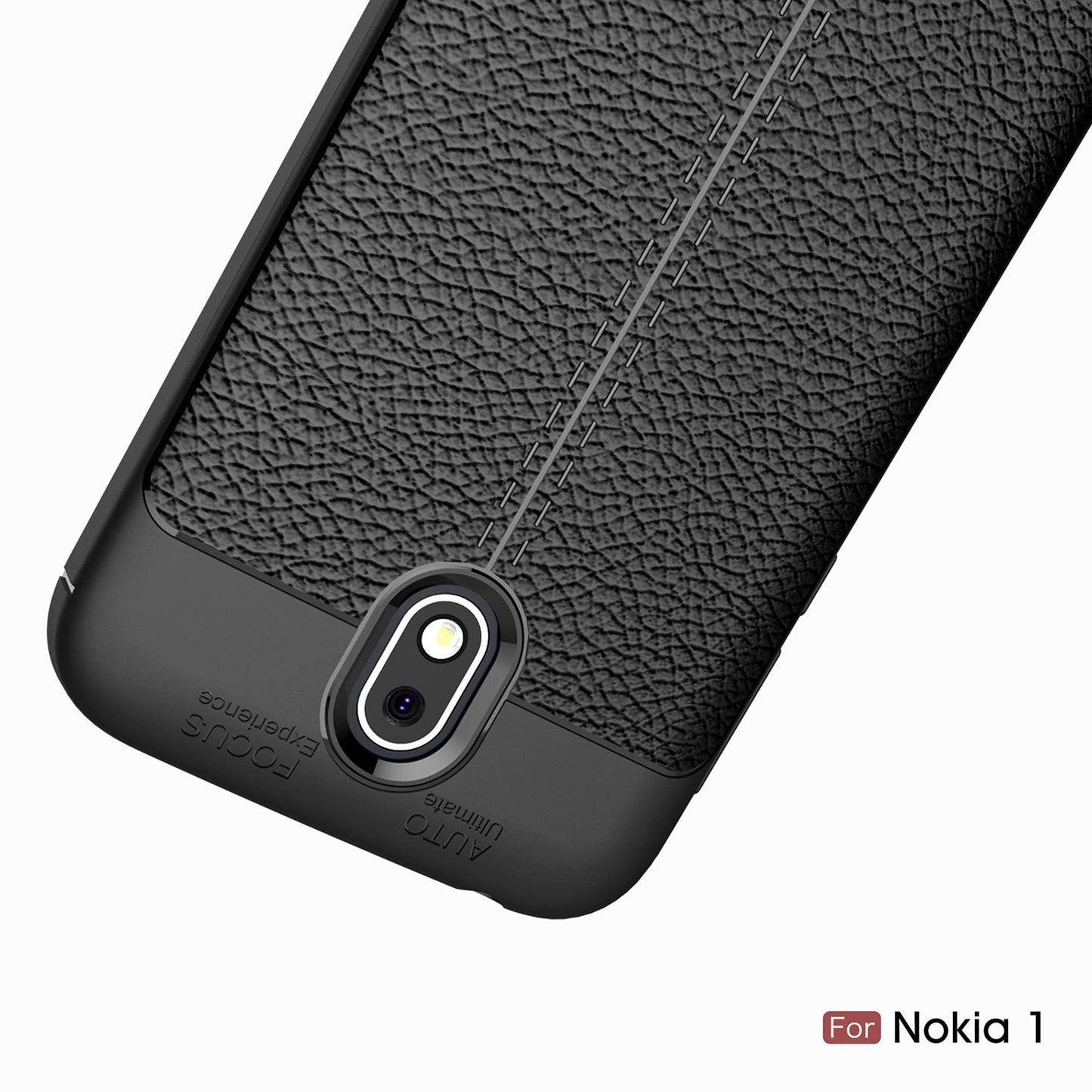 Nokia 1 Leather Texture Case Grey