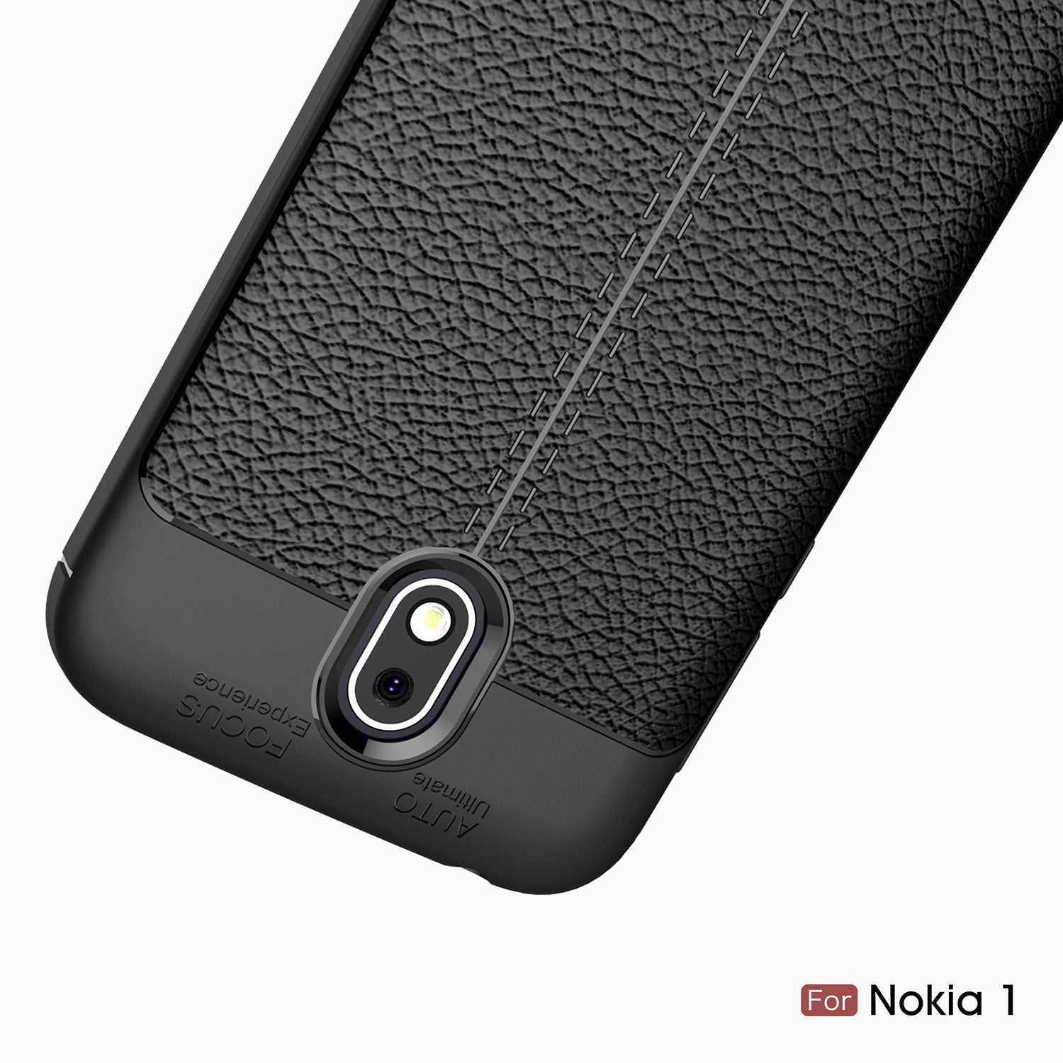 Nokia 1 Leather Texture Case Grey